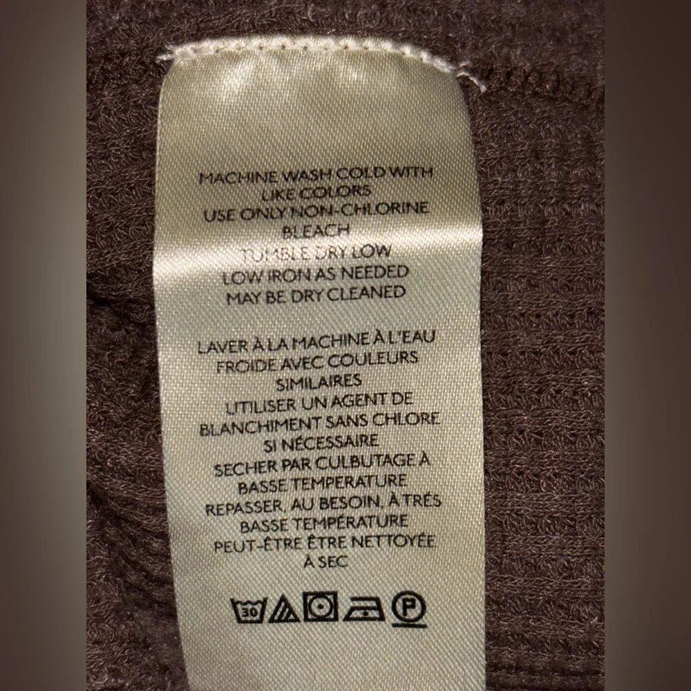 Free People We The Free Cropped Fitted Reo Sweater In Coffee‎ Vest Women XL NEW
